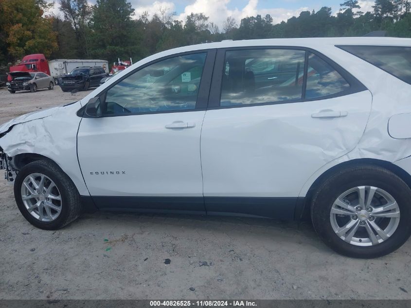 2022 Chevrolet Equinox Fwd Ls VIN: 2GNAXHEV2N6119371 Lot: 40826525