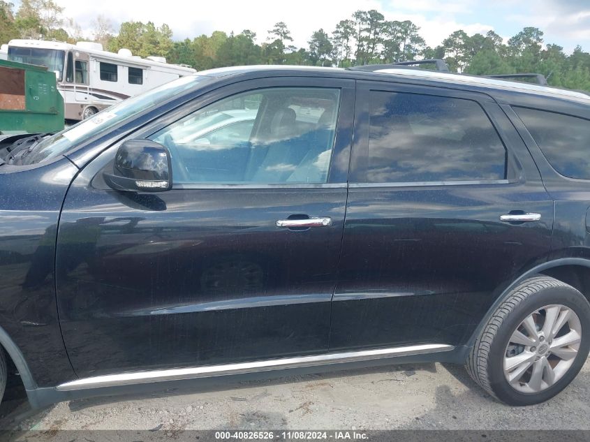 2013 Dodge Durango Crew VIN: 1C4RDHDG9DC553865 Lot: 40826526