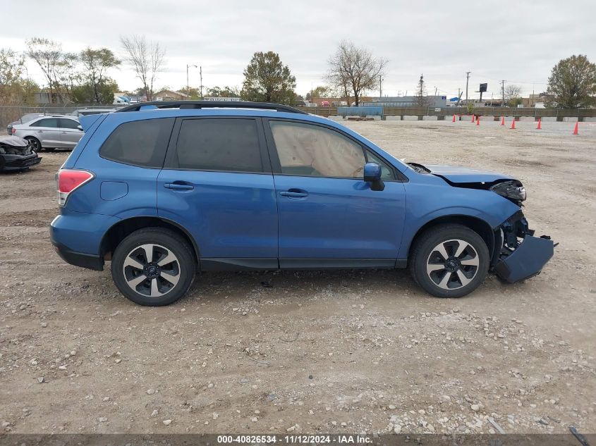 2018 Subaru Forester 2.5I Premium VIN: JF2SJAEC1JH429408 Lot: 40826534