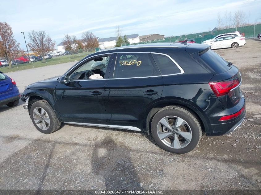 2023 Audi Q5 Premium 40 Tfsi Quattro S Tronic VIN: WA1ABAFYXP2138543 Lot: 40826547