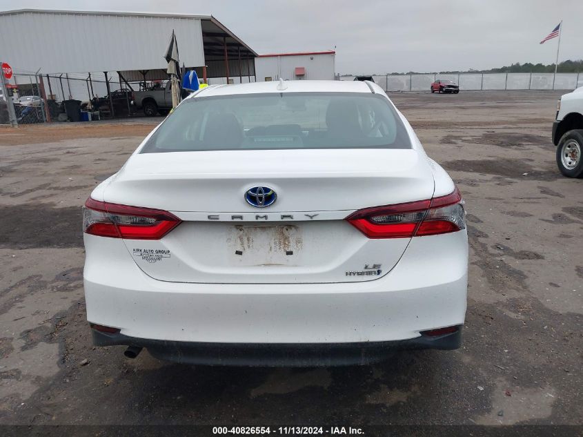 2023 Toyota Camry Le Hybrid VIN: 4T1C31AK8PU053554 Lot: 40826554