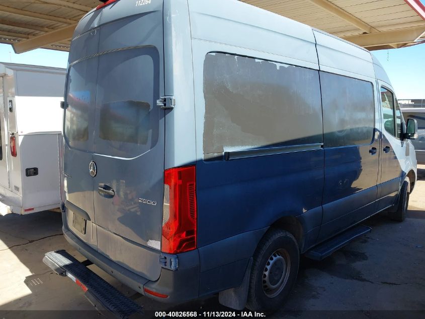 2019 Mercedes-Benz Sprinter 2500 High Roof V6/Standard Roof V6 VIN: WD4PF0CD1KT004741 Lot: 40826568