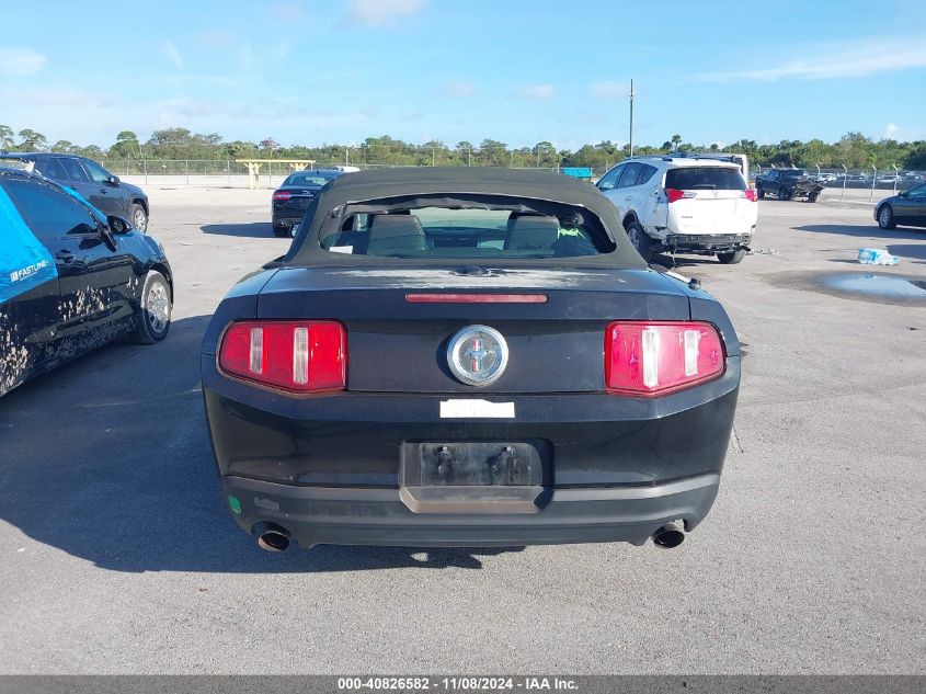 2011 Ford Mustang V6 Premium VIN: 1ZVBP8EM1B5101176 Lot: 40826582