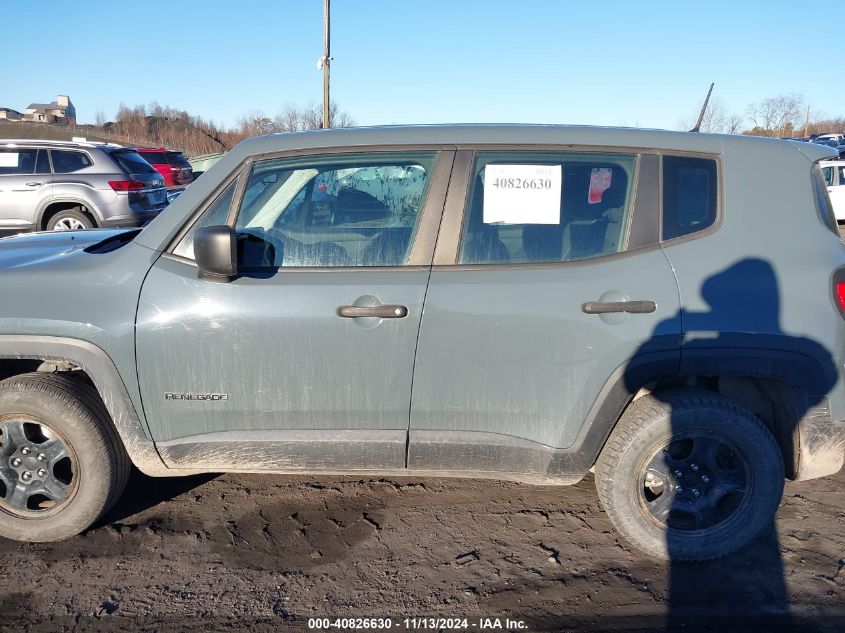 2018 Jeep Renegade Sport 4X4 VIN: ZACCJBAH6JPJ14815 Lot: 40826630