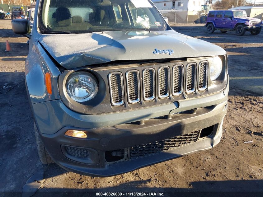 2018 Jeep Renegade Sport 4X4 VIN: ZACCJBAH6JPJ14815 Lot: 40826630