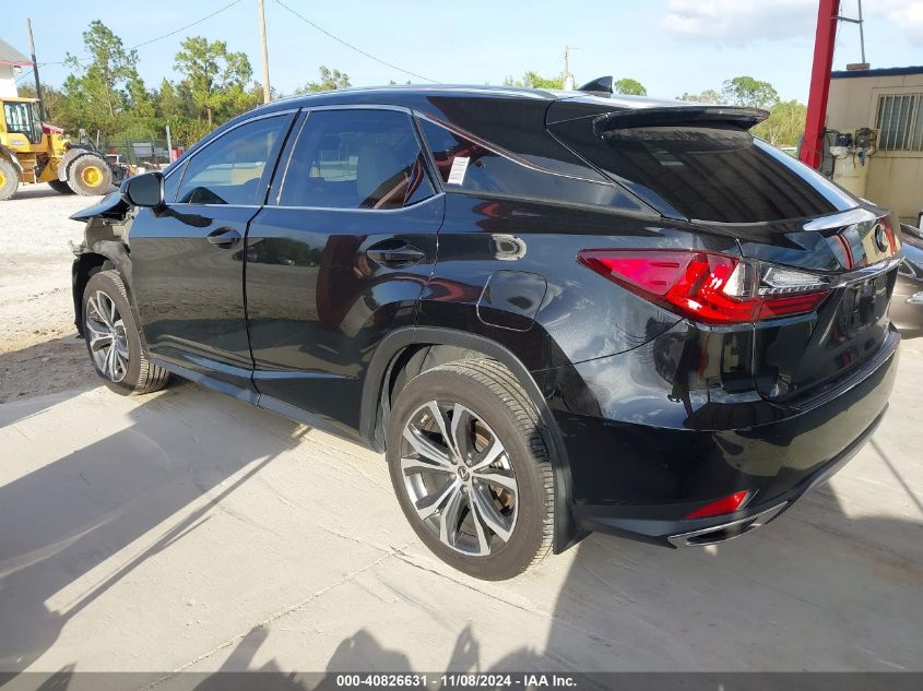 VIN 2T2HZMAA8NC254636 2022 LEXUS RX 350 no.3