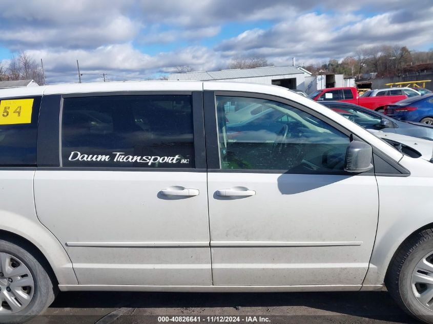 2015 Dodge Grand Caravan Se VIN: 2C4RDGBG3FR658635 Lot: 40826641