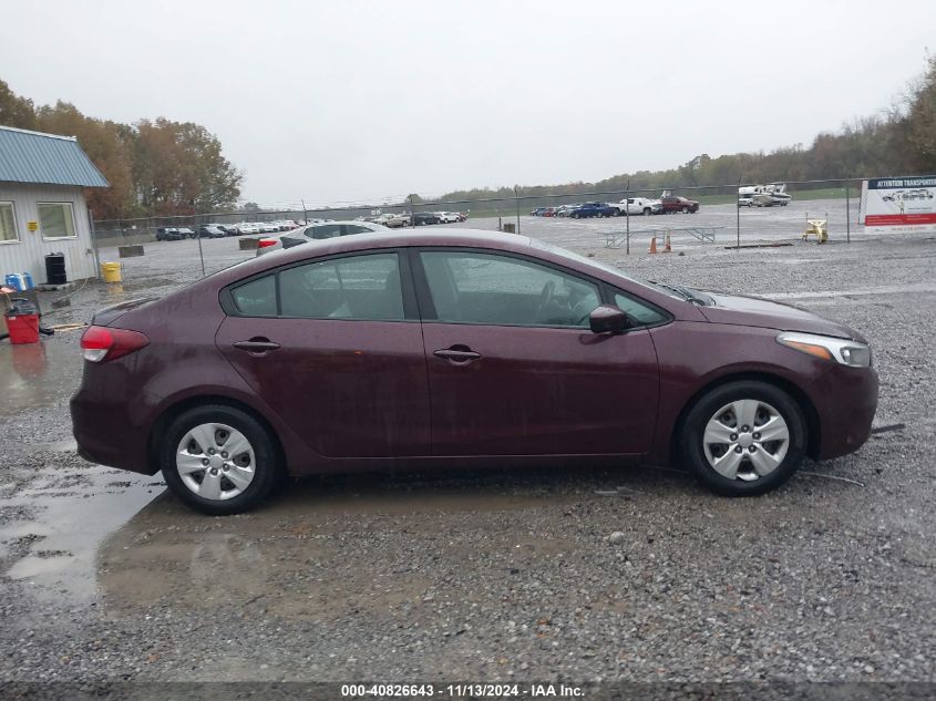 2018 Kia Forte Lx VIN: 3KPFK4A76JE219111 Lot: 40826643