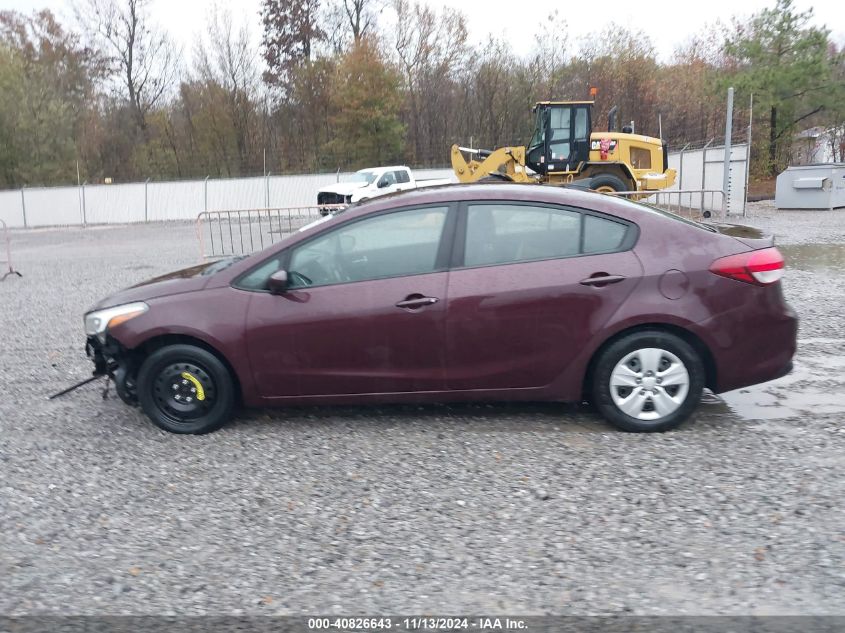 2018 Kia Forte Lx VIN: 3KPFK4A76JE219111 Lot: 40826643