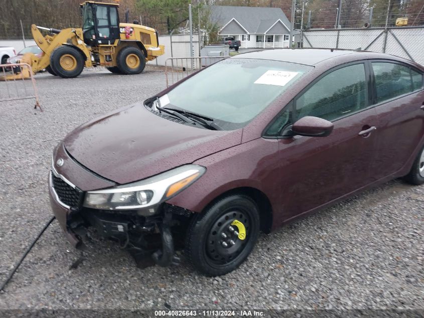 2018 Kia Forte Lx VIN: 3KPFK4A76JE219111 Lot: 40826643