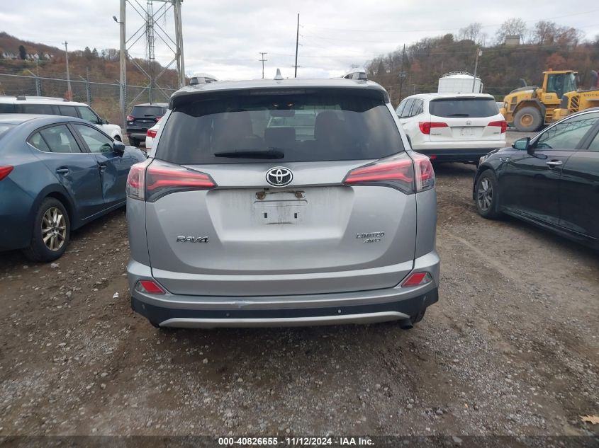 2016 Toyota Rav4 Limited VIN: 2T3DFREVXGW535142 Lot: 40826655