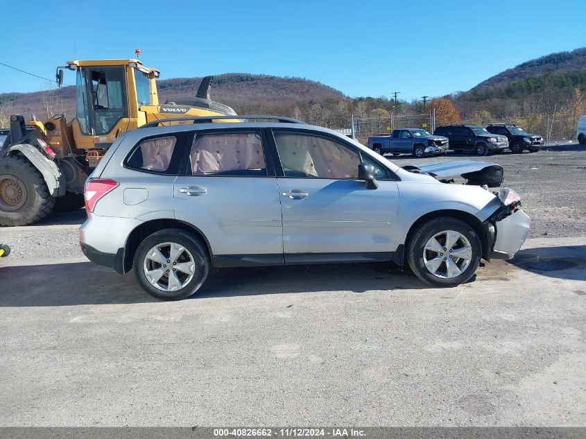 2015 Subaru Forester 2.5I VIN: JF2SJABC2FH555384 Lot: 40826662