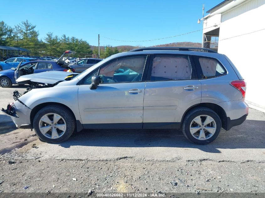 2015 Subaru Forester 2.5I VIN: JF2SJABC2FH555384 Lot: 40826662