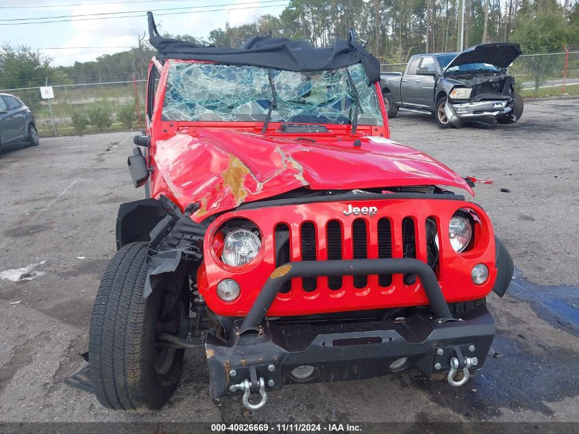 2016 Jeep Wrangler Sport VIN: 1C4AJWAG2GL196824 Lot: 40826669