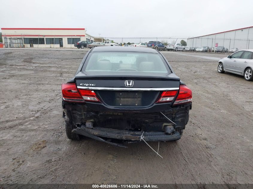 2013 Honda Civic Lx VIN: 2HGFB2F59DH518114 Lot: 40826686