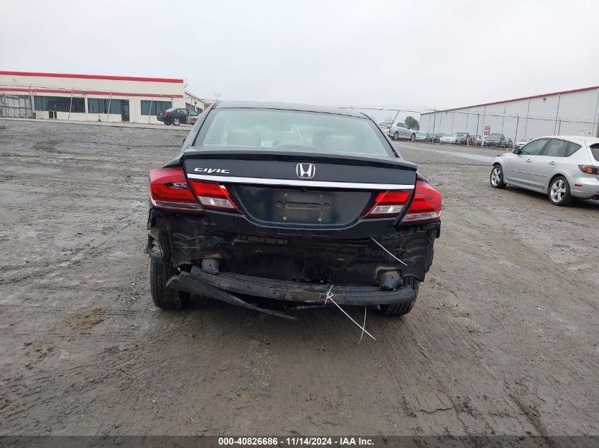 2013 Honda Civic Lx VIN: 2HGFB2F59DH518114 Lot: 40826686