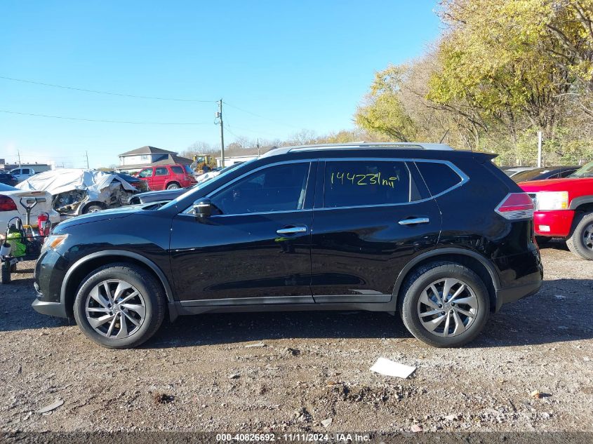 2015 Nissan Rogue Sl VIN: 5N1AT2MV1FC828476 Lot: 40826692