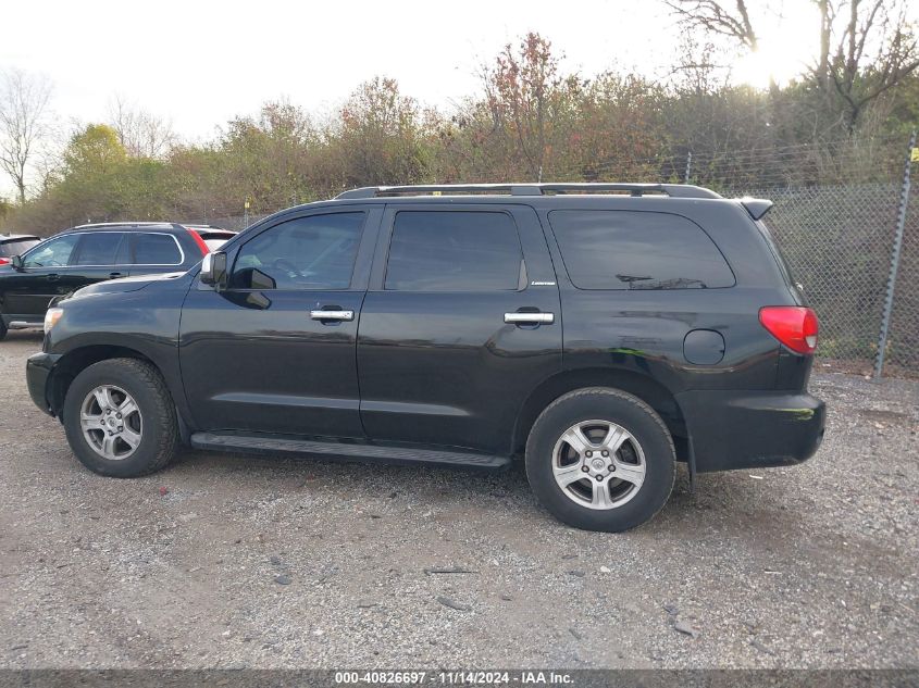 2008 Toyota Sequoia Limited 5.7L V8 VIN: 5TDBY68A78S003634 Lot: 40826697