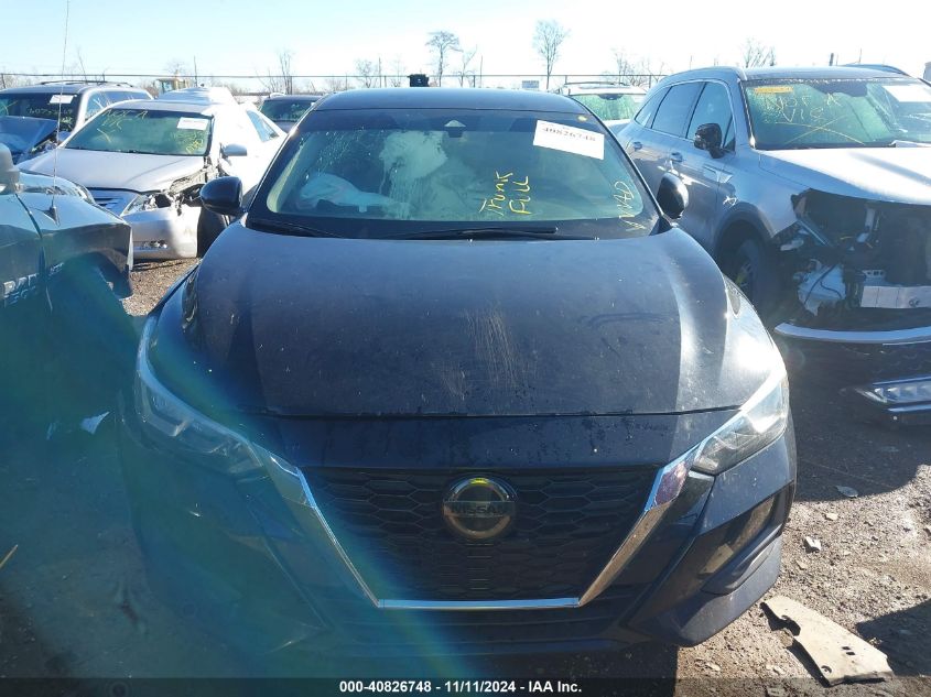 2021 Nissan Sentra S Xtronic Cvt VIN: 3N1AB8BV4MY302475 Lot: 40826748