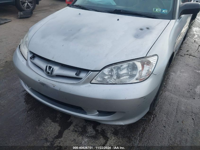 2004 Honda Civic Vp VIN: 2HGES16384H551142 Lot: 40826751