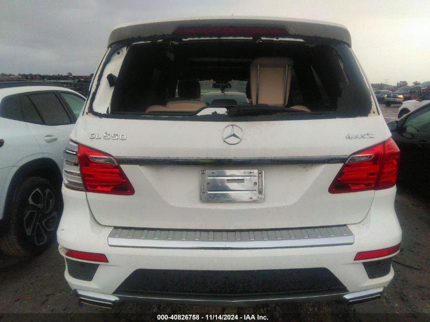 2015 Mercedes-Benz Gl 550 4Matic VIN: 4JGDF7DE8FA461797 Lot: 40826758