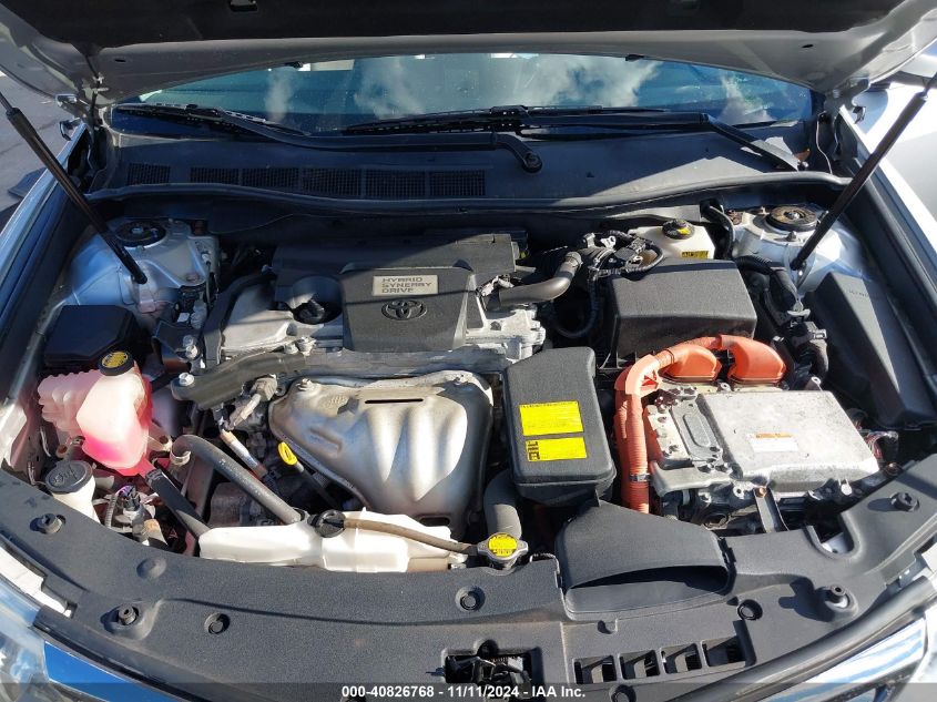 2013 Toyota Camry Hybrid Xle VIN: 4T1BD1FK6DU077378 Lot: 40826768