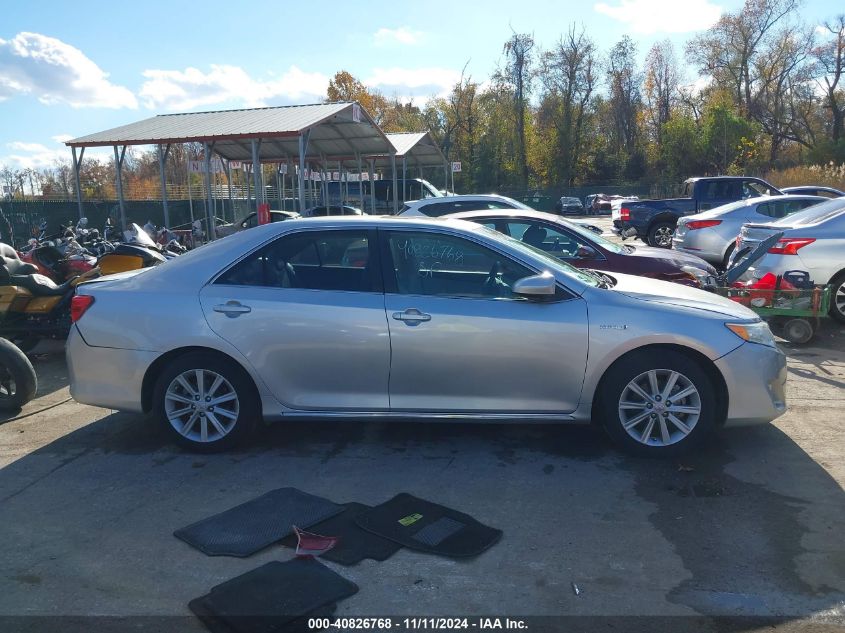 2013 Toyota Camry Hybrid Xle VIN: 4T1BD1FK6DU077378 Lot: 40826768