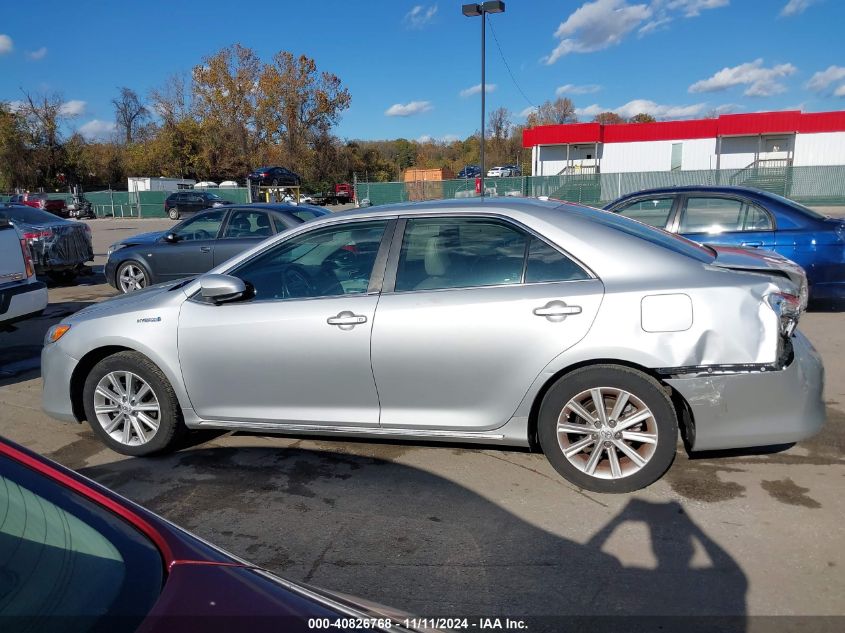 2013 Toyota Camry Hybrid Xle VIN: 4T1BD1FK6DU077378 Lot: 40826768