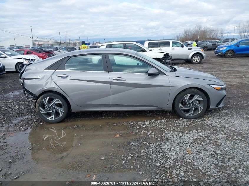 2024 Hyundai Elantra Sel VIN: KMHLS4DG1RU780730 Lot: 40826781