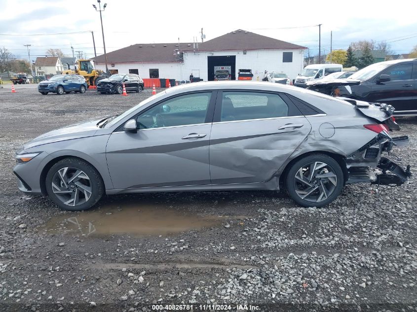 2024 Hyundai Elantra Sel VIN: KMHLS4DG1RU780730 Lot: 40826781