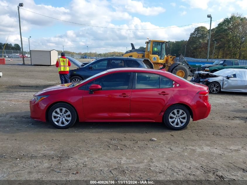 2021 Toyota Corolla Le VIN: JTDEPMAE5MJ124784 Lot: 40826786