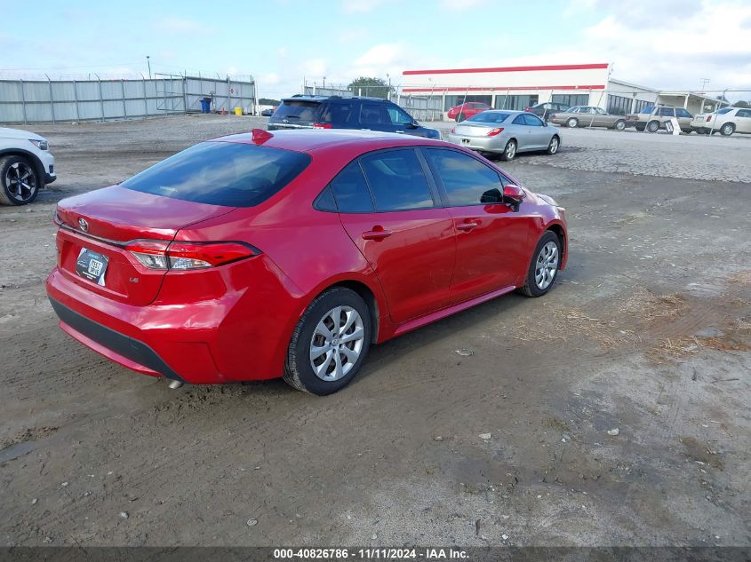 VIN JTDEPMAE5MJ124784 2021 Toyota Corolla, LE no.4