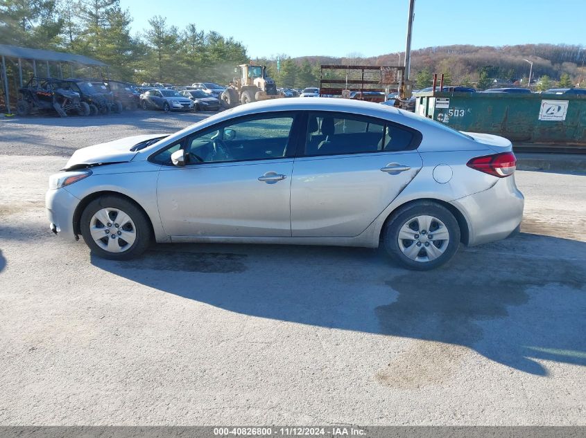 2017 Kia Forte Lx VIN: 3KPFK4A74HE072894 Lot: 40826800