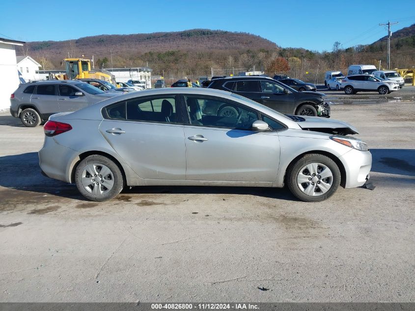 2017 Kia Forte Lx VIN: 3KPFK4A74HE072894 Lot: 40826800