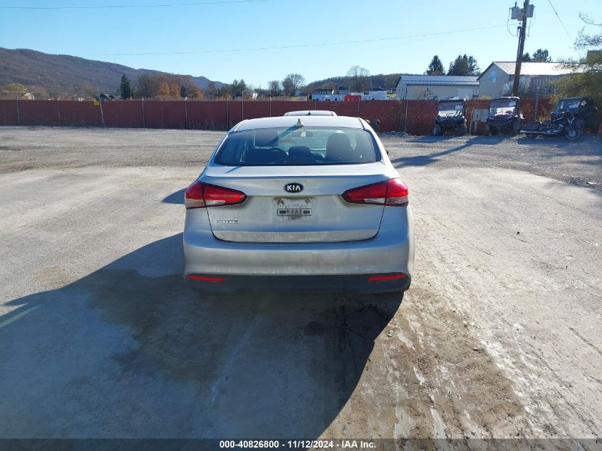 2017 Kia Forte Lx VIN: 3KPFK4A74HE072894 Lot: 40826800