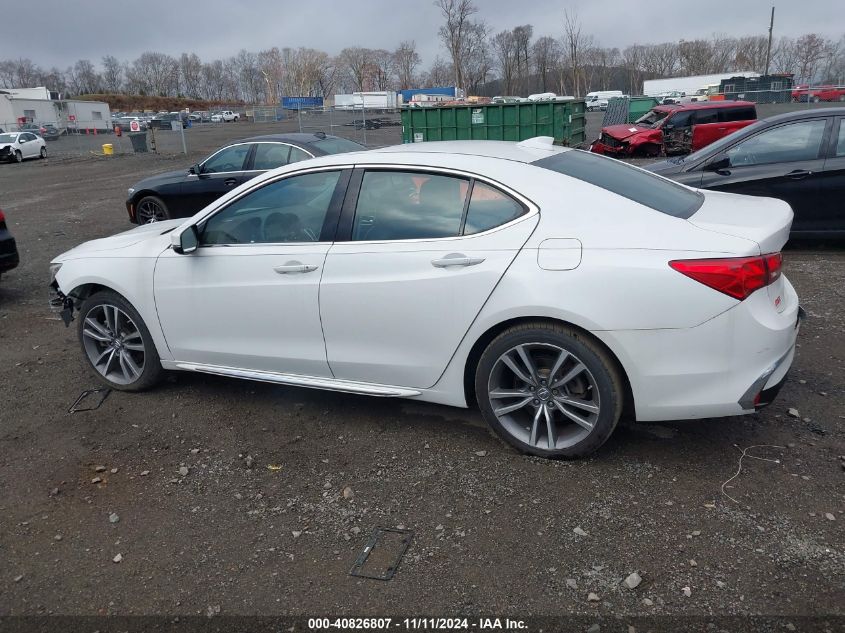 2019 Acura Tlx Tech Pkg VIN: 19UUB2F41KA000735 Lot: 40826807