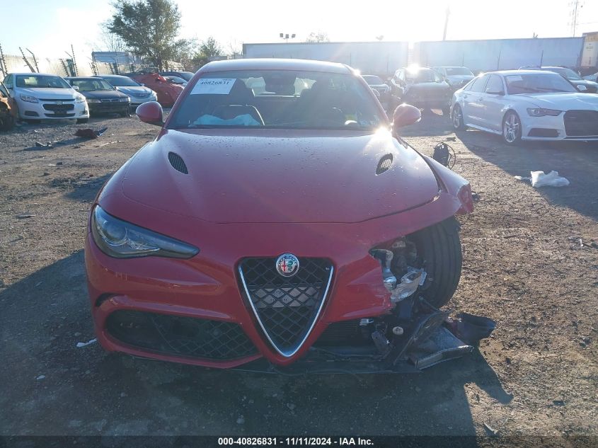 2017 Alfa Romeo Giulia Quadrifoglio Rwd VIN: ZARFAEAV7H7549878 Lot: 40826831