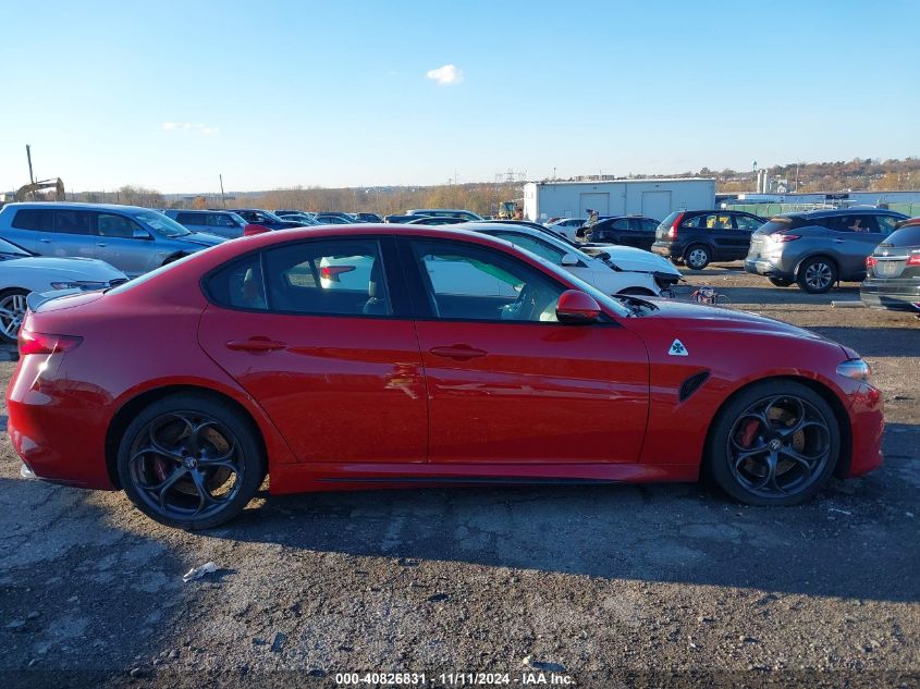 2017 Alfa Romeo Giulia Quadrifoglio Rwd VIN: ZARFAEAV7H7549878 Lot: 40826831