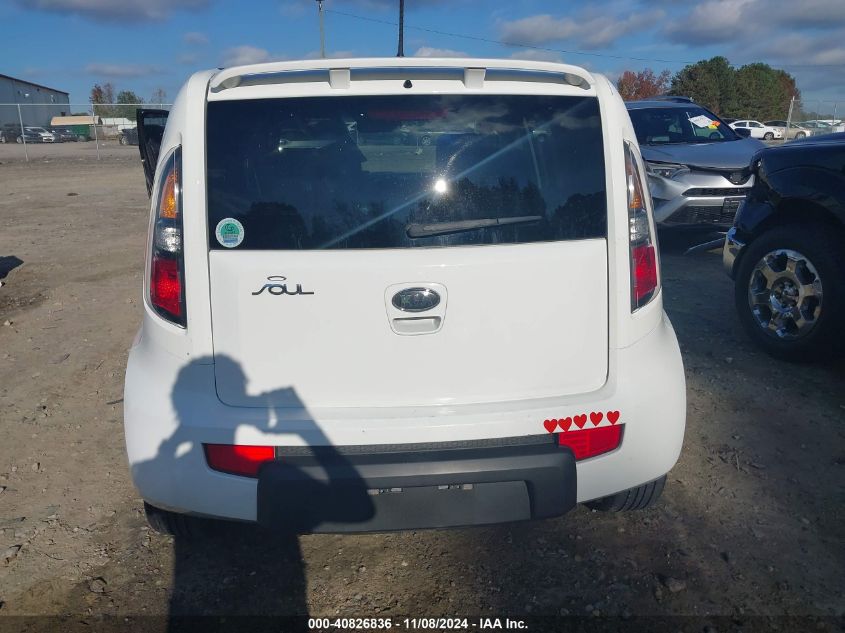 2011 Kia Soul + VIN: KNDJT2A29B7716638 Lot: 40826836