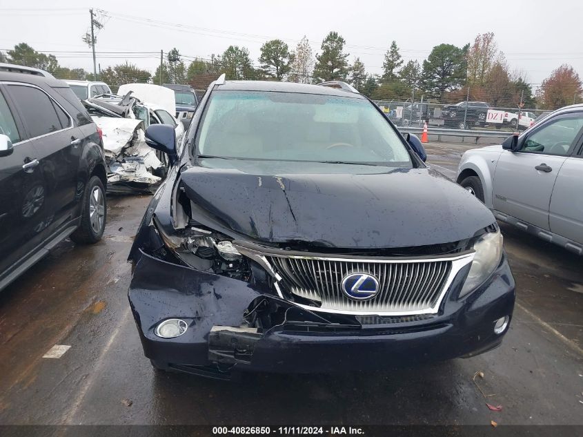 2010 Lexus Rx 450 VIN: JTJBC1BA5A2023126 Lot: 40826850