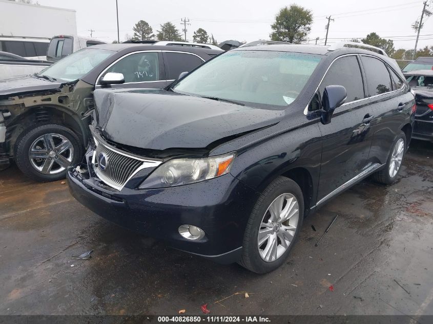 2010 Lexus Rx 450 VIN: JTJBC1BA5A2023126 Lot: 40826850