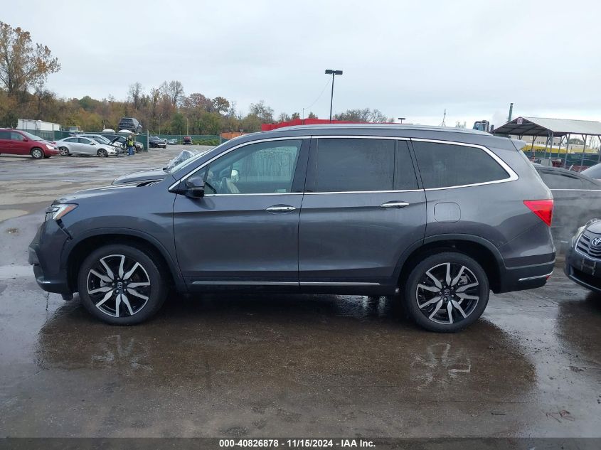 2022 Honda Pilot Awd Touring 7 Passenger VIN: 5FNYF6H60NB051066 Lot: 40826878