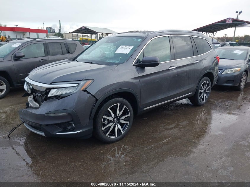 Vin: 5fnyf6h60nb051066, lot: 41316480, honda pilot awd touring 7 passenger 20222