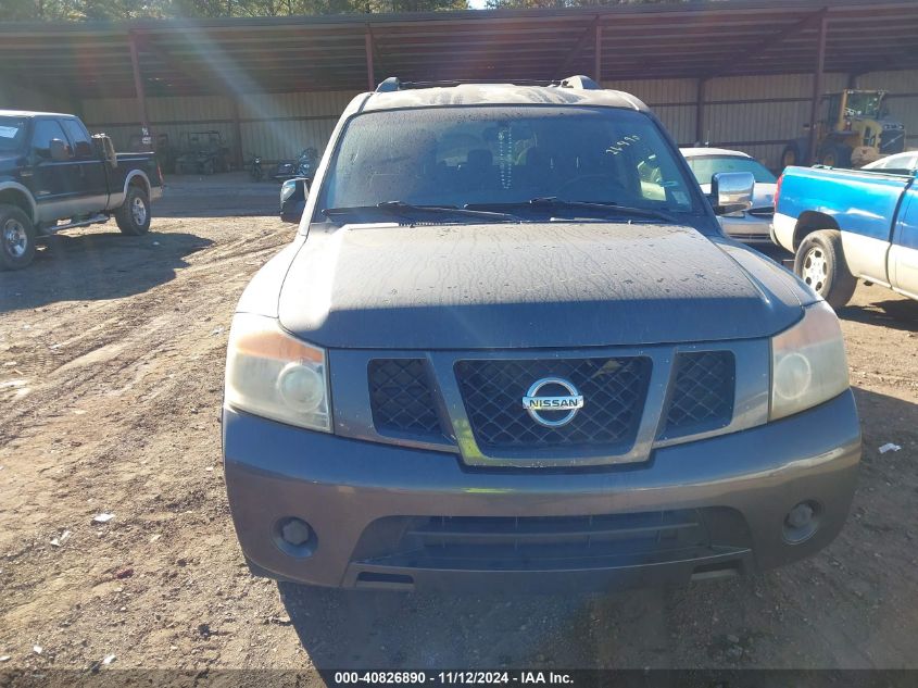 2008 Nissan Armada Se VIN: 5N1BA08D38N619778 Lot: 40826890