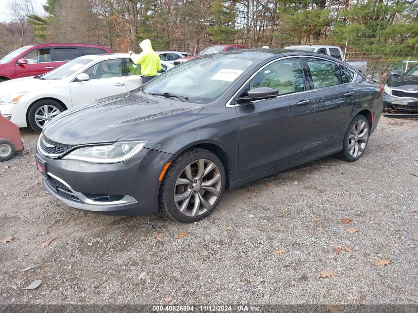 2015 Chrysler 200 C VIN: 1C3CCCCB0FN501781 Lot: 40826894