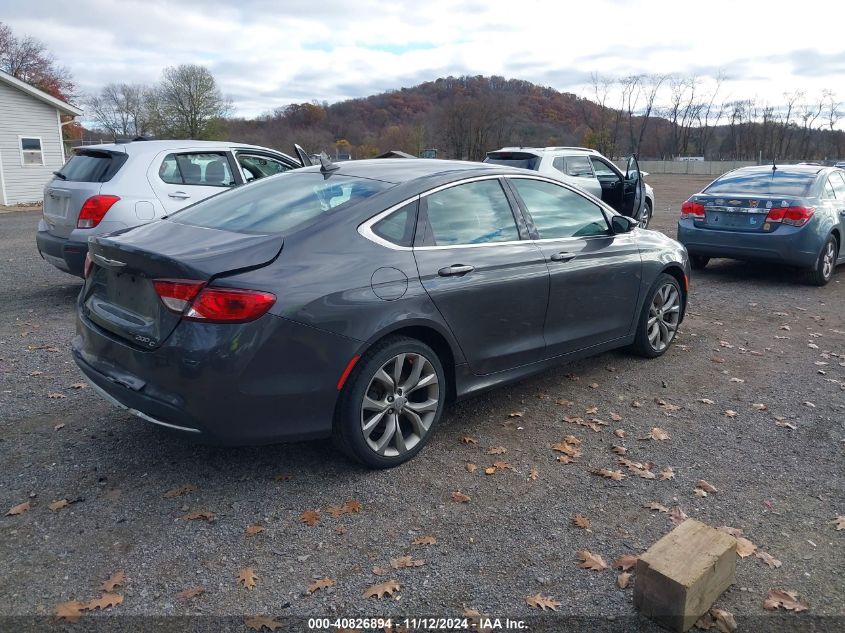 2015 Chrysler 200 C VIN: 1C3CCCCB0FN501781 Lot: 40826894