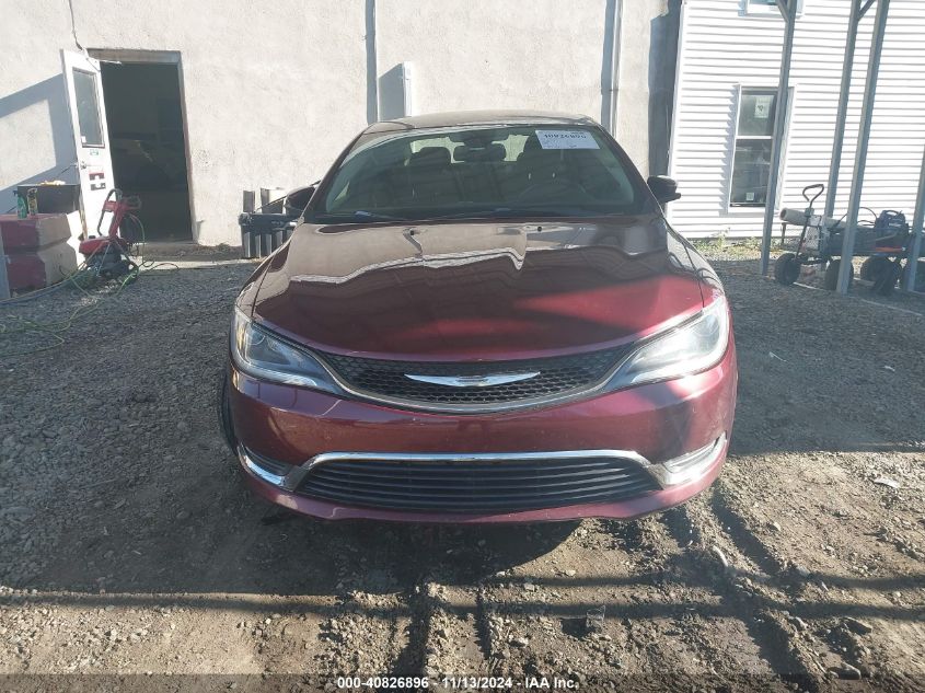 2015 Chrysler 200 Limited VIN: 1C3CCCAB5FN688163 Lot: 40826896