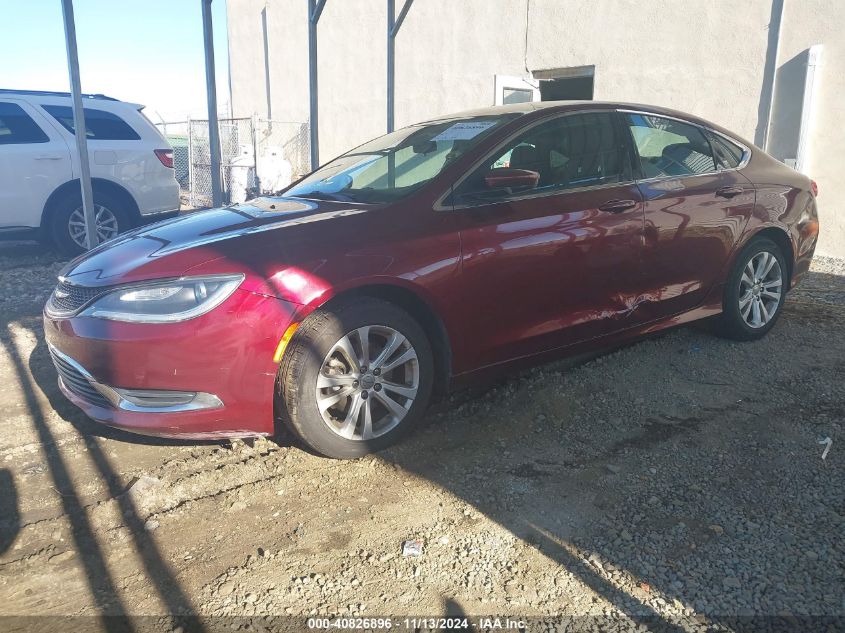 VIN 1C3CCCAB5FN688163 2015 Chrysler 200, Limited no.2