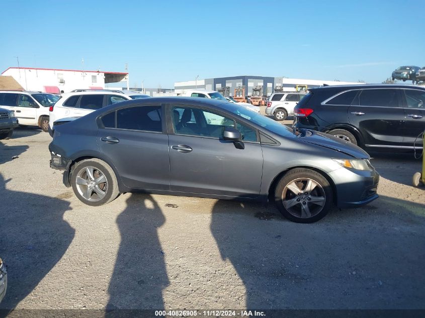 2013 Honda Civic Lx VIN: 19XFB2F52DE051502 Lot: 40826905