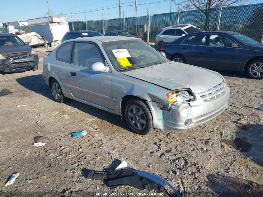 2005 Hyundai Accent Gls/Gt VIN: KMHCG35C05U366176 Lot: 40826915